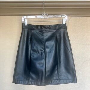 Banana Republic Black A-Line Mini Skirt
